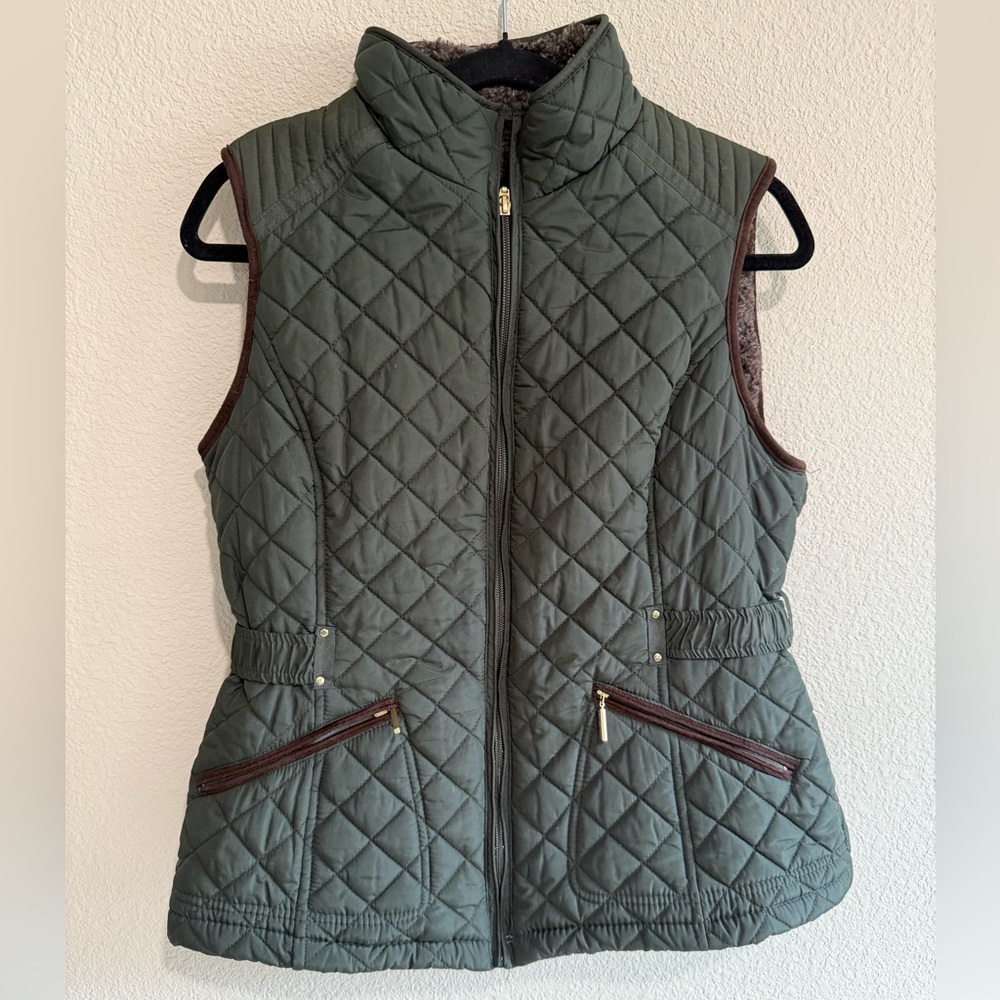 Quilted Green Women's Vest